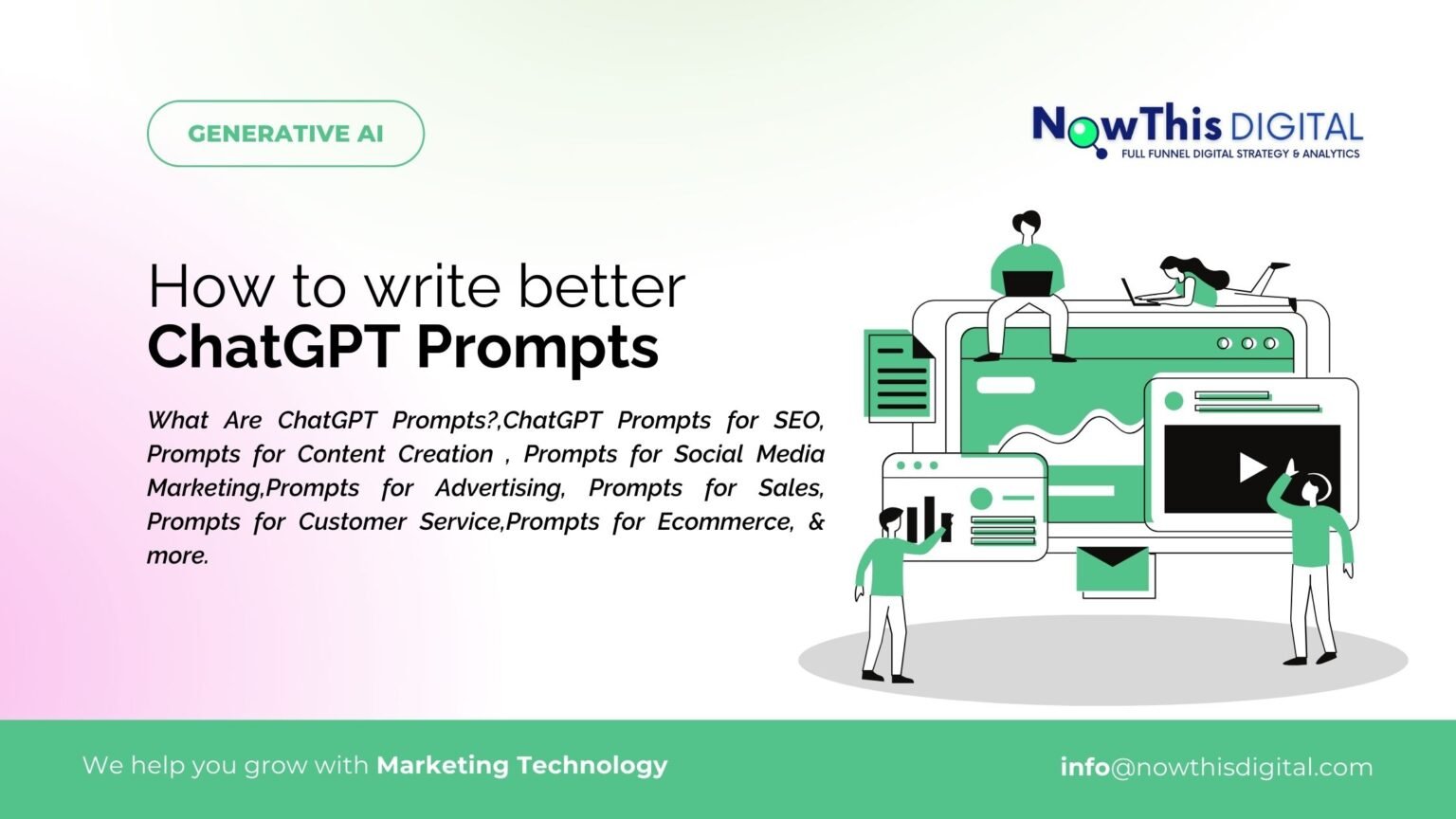 How to write better ChatGPT prompts 2023 | Now This Digital